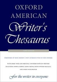 Produktbild: Oxford American Writer's Thesaurus