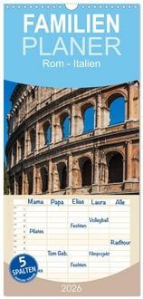 Produktbild: Familienplaner 2026 - Rom-Italien mit 5 Spalten (Wandkalender, 21 x 45 cm) CALVENDO