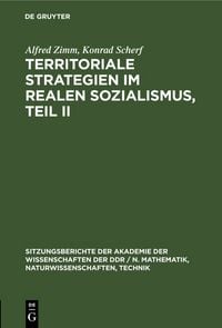 Produktbild: Territoriale Strategien im realen Sozialismus, Teil II