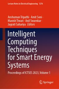 Produktbild: Intelligent Computing Techniques for Smart Energy Systems
