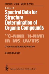 Produktbild: Tables of Spectral Data for Structure Determination of Organic Compounds