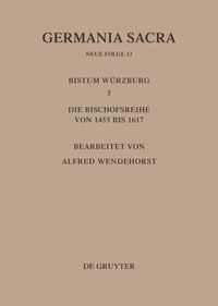 Produktbild: Die Bist&uuml;mer der Kirchenprovinz Mainz. Das Bistum W&uuml;rzburg III.