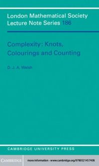 Produktbild: Complexity: Knots, Colourings and Countings