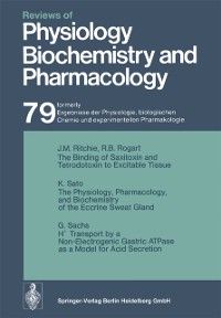 Produktbild: Reviews of Physiology, Biochemistry and Pharmacology
