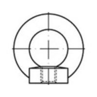 Bild vom Artikel TOOLCRAFT 109404 Ringmuttern M20 DIN 582 Stahl 1St. vom Autor 