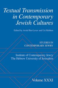 Produktbild: Textual Transmission in Contemporary Jewish Cultures