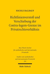 Produktbild: Richtlinienversto&szlig; und Verschiebung der Contra-legem-Grenze im Privatrechtsverh&auml;ltnis