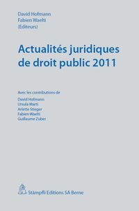 Produktbild: Actualit&eacute;s juridiques de droit public 2011