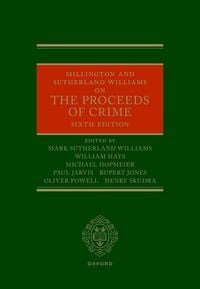 Produktbild: Millington and Sutherland Williams on the Proceeds of Crime
