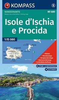 Produktbild: KOMPASS Wanderkarte 680 Isole d' Ischia e Procida 1:15.000
