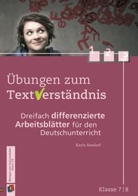 Produktbild: &Uuml;bungen zum Textverst&auml;ndnis Klasse 7/8