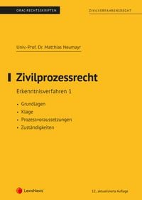 Produktbild: Zivilprozessrecht Erkenntnisverfahren 1 (Skriptum)