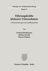 Produktbild: F&uuml;hrungskr&auml;fte kleinerer Unternehmen.