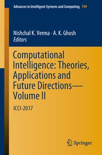 Produktbild: Computational Intelligence: Theories, Applications and Future Directions - Volume II