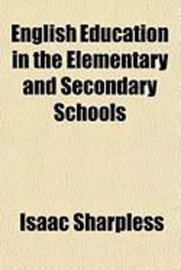 Produktbild: English Education in the Elementary and Secondary Schools