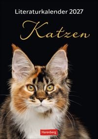 Produktbild: Literaturkalender Katzen Wochen-Kulturkalender 2027