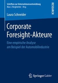 Produktbild: Corporate Foresight-Akteure