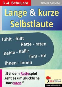 Produktbild: Lange und kurze Selbstlaute