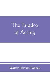 Produktbild: The paradox of acting