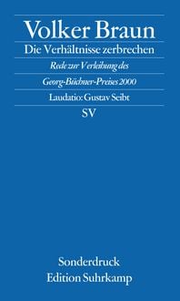 Produktbild: Die Verh&auml;ltnisse zerbrechen