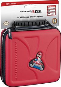 Mario Kart Tasche 3DS205 für Nintendo 2DS/2DS XL/3DS XL, rot