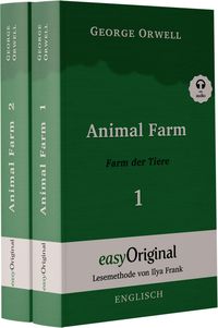 Bild vom Artikel Animal Farm / Farm der Tiere - 2 Teile (Buch + Audio-Online) - Lesemethode von Ilya Frank - Zweisprachige Ausgabe Englisch-Deutsch vom Autor George Orwell