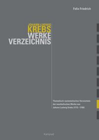 Produktbild: Krebs-Werkeverzeichnis (Krebs-WV)