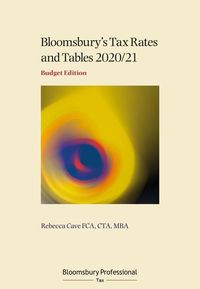 Produktbild: Tax Rates & Tables 2020/21 Bud