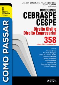 Produktbild: Como passar concursos CEBRASPE -Direito Civil e Empresarial