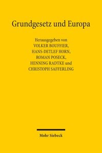 Produktbild: Grundgesetz und Europa
