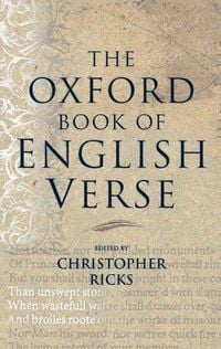 Produktbild: The Oxford Book of English Verse