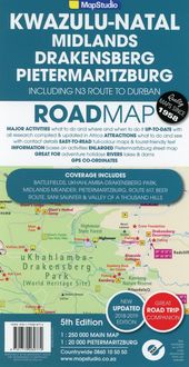 Produktbild: Map Studio, M: Kwazulu-Natal road map