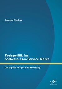 Produktbild: Preispolitik im Software-as-a-Service Markt: Deskriptive Analyse und Bewertung