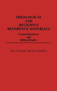 Produktbild: Theological and Religious Reference Materials