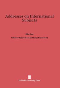 Produktbild: Addresses on International Subjects