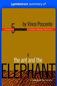 Produktbild: Summary of The Ant and the Elephant by Vince Poscente