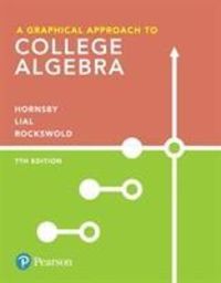 Produktbild: Hornsby, J: A Graphical Approach to College Algebra