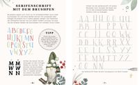 Design Paper A6: Frohe Weihnachten. Mit Handlettering-Grundkurs
