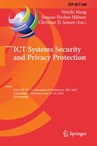 Produktbild: ICT Systems Security and Privacy Protection