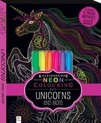 Produktbild: Kaleidoscope Neon Colouring Kit: Unicorns and More