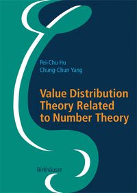 Produktbild: Value Distribution Theory Related to Number Theory