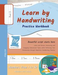 Produktbild: Handwriting Practice Workbook - Numbers from 1 to 50 - Words and Numbers - Print, Level 3