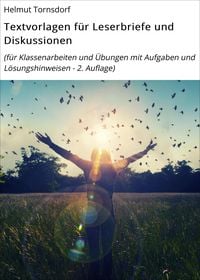 Produktbild: Textvorlagen f&uuml;r Leserbriefe und Diskussionen