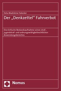 Produktbild: Der 'Denkzettel' Fahrverbot