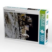 Produktbild: CALVENDO Puzzle Mondlandung im Comic-Stil | 1000 Teile Lege-Gr&ouml;&szlig;e 64x48cm Foto-Puzzle f&uuml;r gl&uuml;ckliche Stunden