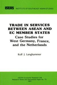 Produktbild: Trade in Services between ASEAN and EC Member States