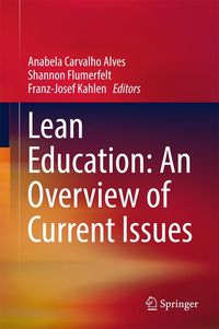 Produktbild: Lean Education: An Overview of Current Issues