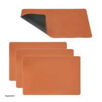 Produktbild: HTI-Living Tischset 4 - teilig Karamell/Schwarz Tischset 4 - teilig Karamell/Schwarz