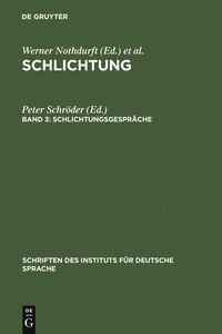 Produktbild: Schlichtungsgespr&auml;che