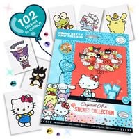 Produktbild: Craft Buddy CA-33HKUSTK - Crystal Art, Hello Kitty and Sticker Pack, Diamant-Malerei-Set